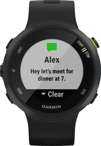 Garmin Forerunner 45 L urheilukello (musta)