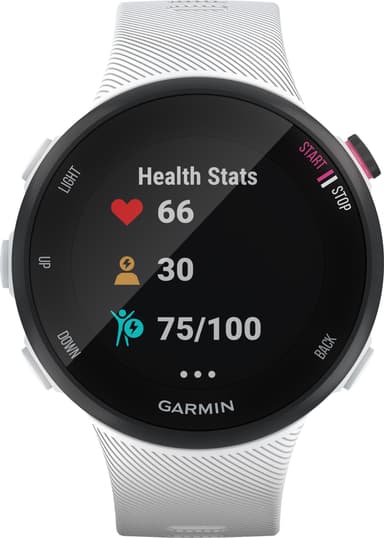 Garmin Forerunner 45 S urheilukello (musta/valkoinen)