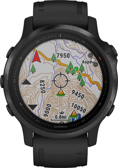 Garmin Fenix 6s Pro urheilukello 42 mm (musta)