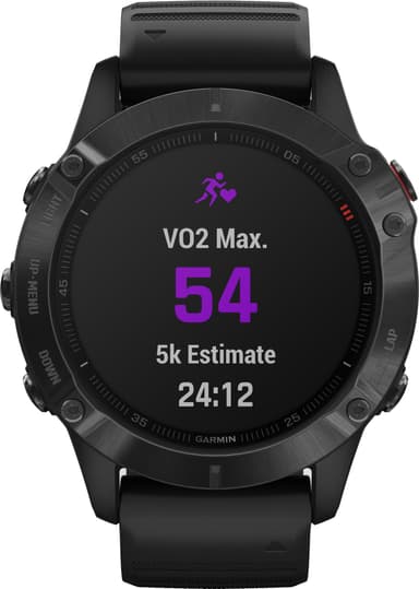 Garmin Fenix 6 Pro urheilukello 47 mm (harmaa/musta)