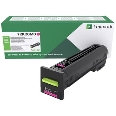 Lexmark 72K20M0 magenta mustekasetti (palautettava)