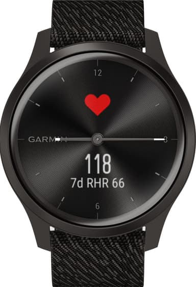 Garmin Vivomove Style hybridiälykello (tummanharmaa)
