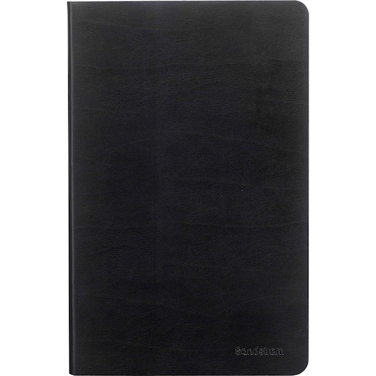 Sandstrøm Galaxy Tab A 10.1 2019 nahkainen folio kotelo (musta)