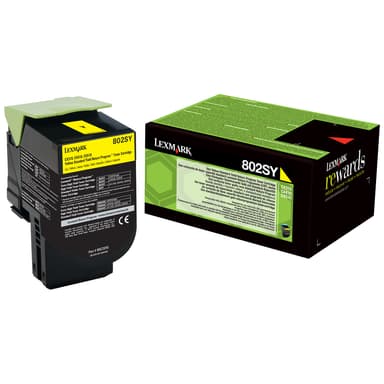 Lexmark 80C2SY0 värikasetti (keltainen)