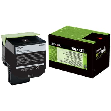 Lexmark 702XK XXL musta värikasetti (palautettava)