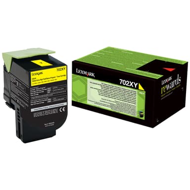 Lexmark 702XY XXL keltainen värikasetti (palautettava)