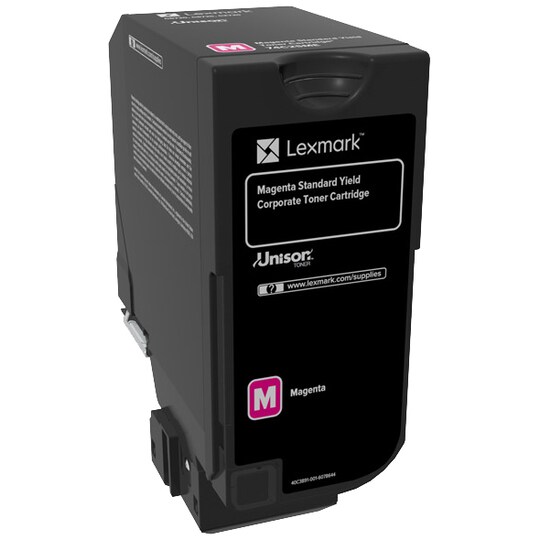 Lexmark 74C2SM0 magenta värikasetti (palautettava)