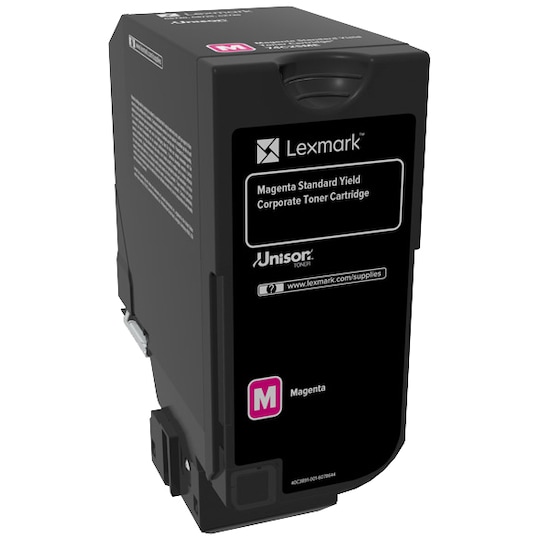 Lexmark 74C2SM0 magenta värikasetti (palautettava)