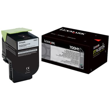 Lexmark 700H1 XL värikasetti (musta)