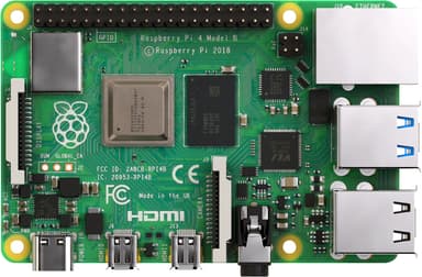 Raspberry Pi 4 Model B yhden piirilevyn tietokone (4 GB)