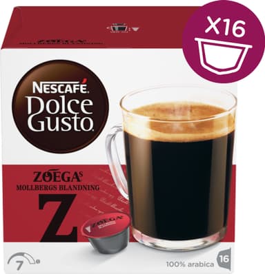 Nescafé Dolce Gusto Zoegas Mollbergs kahvikapselit