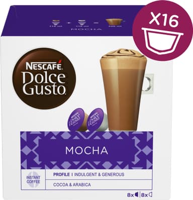 Nescafè Dolce Gusto Mocha kahvikapselit