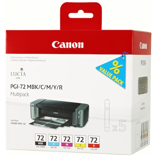 Canon PGI-72 värikasetti (5 värin monipakkaus)