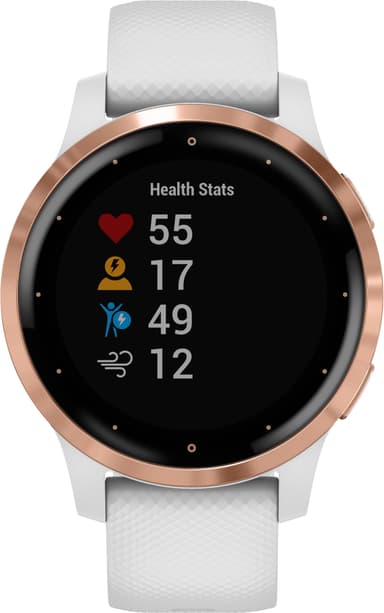 Garmin Vivoactive 4s GPS älykello (valkoinen/ruusukulta)