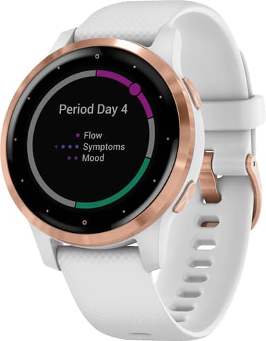 Garmin Vivoactive 4s GPS älykello (valkoinen/ruusukulta)