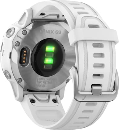 Garmin Fenix 6s urheilukello 42 mm (hopea/valkoinen)