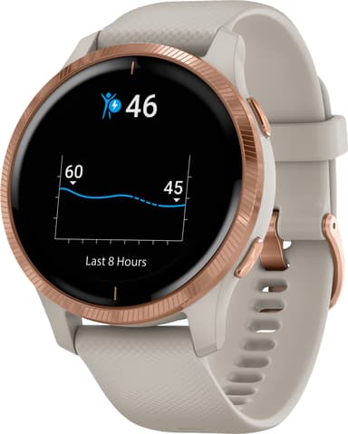 Garmin Venu GPS älykello (hiekka/ruusukulta)