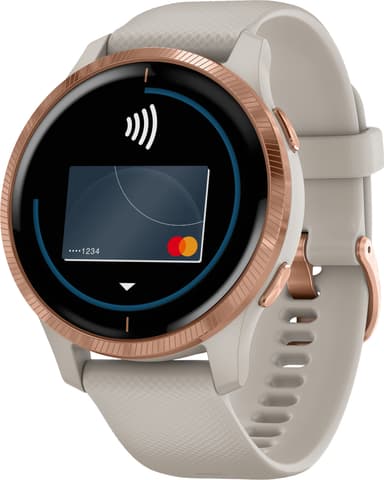 Garmin Venu GPS älykello (hiekka/ruusukulta)