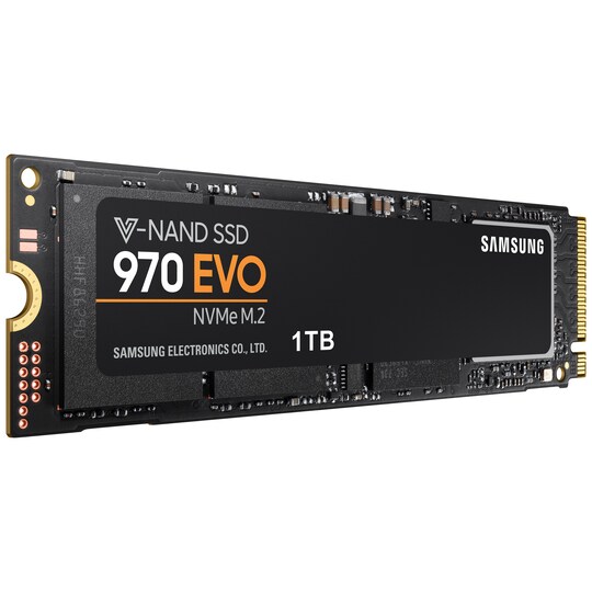 Samsung 970 EVO sisäinen M.2 SSD (1 TB)