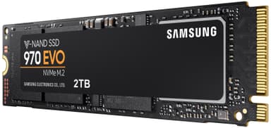 Samsung 970 EVO sisäinen M.2 SSD (2 TB)