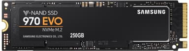 Samsung 970 EVO sisäinen M.2 SSD (250 GB)