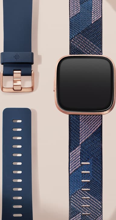 Fitbit Versa 2 Special Edition älykello (laivastonsininen/pinkki)