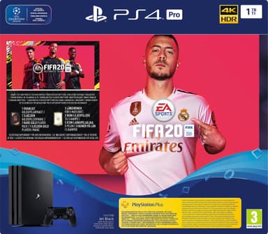 PlayStation 4 Pro 1 TB + FIFA 20