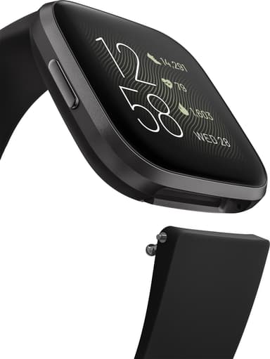 Fitbit Versa 2 älykello (musta/hiili)