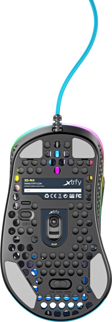 Xtrfy M4 RGB pelihiiri (Miami Blue)