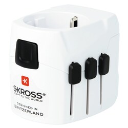 Skross Pro Light USB matka-adapteri (Suko/Euro)