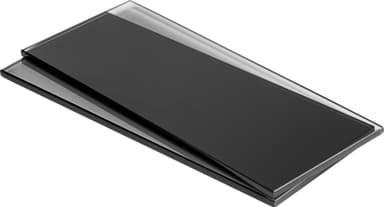 Epoq NPS Crystal Plus laatikon lasinen sivupaneeli 40 (tumma/kirkas)