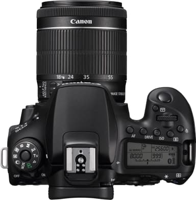 Canon EOS 90D DSLR kamera + EF-S  18-55 mm f/3.5-5.6 IS STM objektiivi