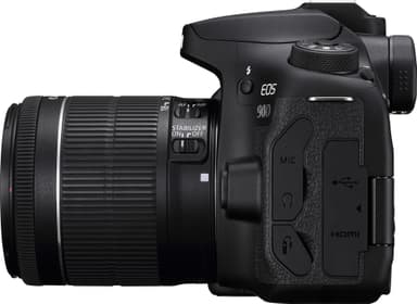Canon EOS 90D DSLR kamera + EF-S  18-55 mm f/3.5-5.6 IS STM objektiivi