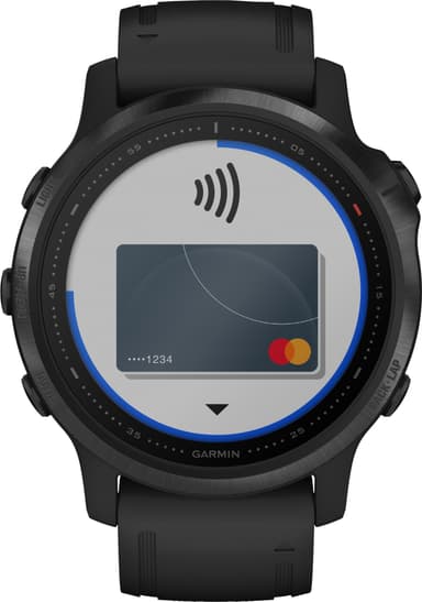 Garmin Fenix 6s Pro urheilukello 42 mm (musta)