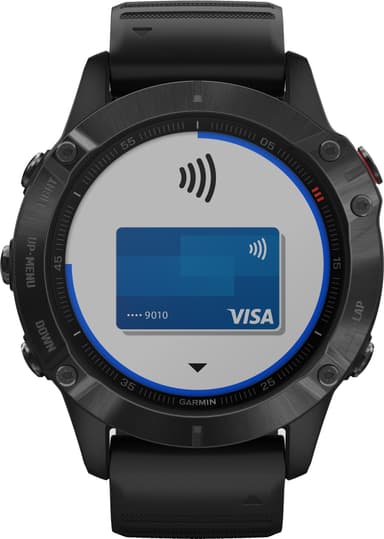 Garmin Fenix 6 Pro urheilukello 47 mm (harmaa/musta)