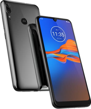 Motorola Moto E6 Plus älypuhelin 4/64 GB (Polished Graphite)