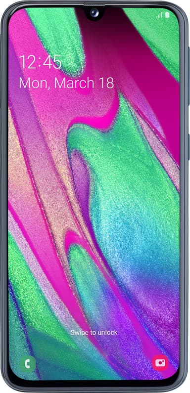 Samsung Galaxy A40 Enterprise älypuhelin (musta)