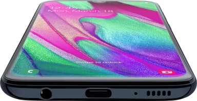 Samsung Galaxy A40 Enterprise älypuhelin (musta)