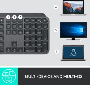 Logitech MX Keys langaton näppäimistö