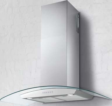 Savo C-6809-S liesituuletin 90 cm teräs/lasi