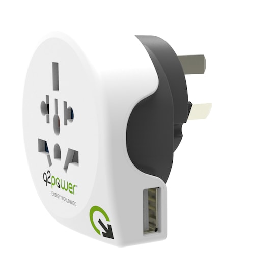 Q2Power World to Australia USB