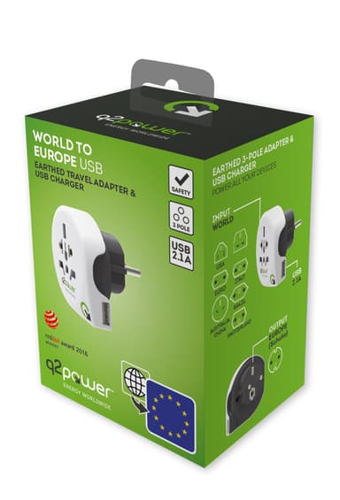 Q2Power World to Europe USB