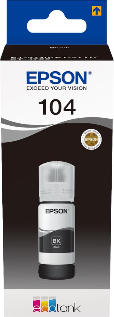 Epson 104 EcoTank mustekasetti (musta)