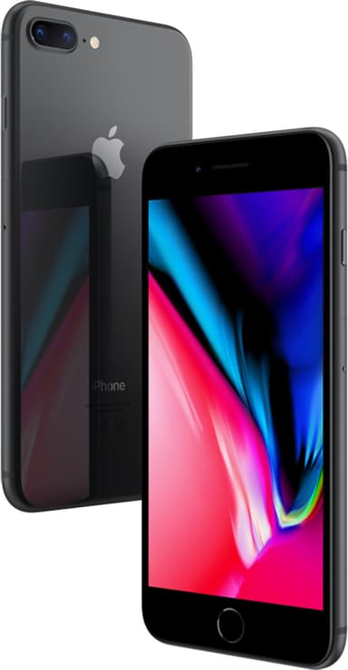 iPhone 8 Plus 128 GB (tähtiharmaa)