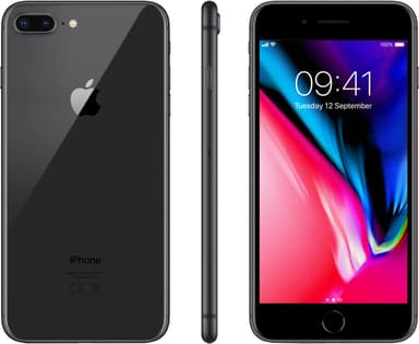 iPhone 8 Plus 128 GB (tähtiharmaa)