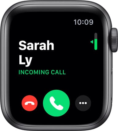 Apple Watch Series 5 40mm (tähtiharmaa/musta urheiluranneke)