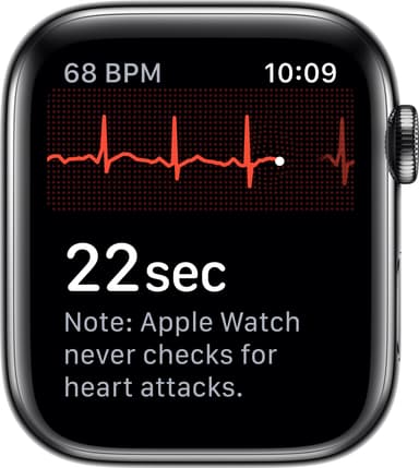Apple Watch Series 5 44mm teräskuori (GPS + Cellular)