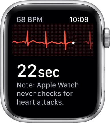 Apple Watch Series 5 44mm (hopea/valkoinen urheiluranneke)