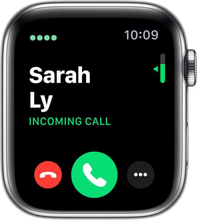 Apple Watch Series 5 44mm teräskuori (GPS + Cellular)