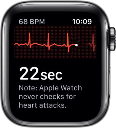 Apple Watch Series 5 40mm teräskuori (GPS + Cellular)